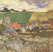 Vincent Van Gogh View of Auvers (nn04) oil painting reproduction